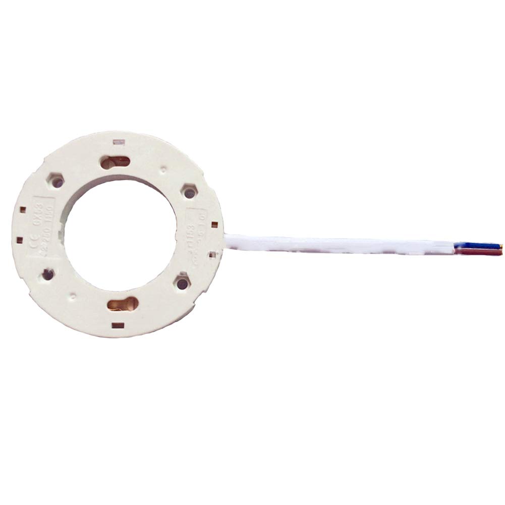 GX53 LED Lamp Holder Replacement - Durable Copper Wire Surface Fitting Cupboard Display Adapter Light Base (1pc) - Perfect for Kitchen Cabinets, Display Cases & Under-Counter Lighting