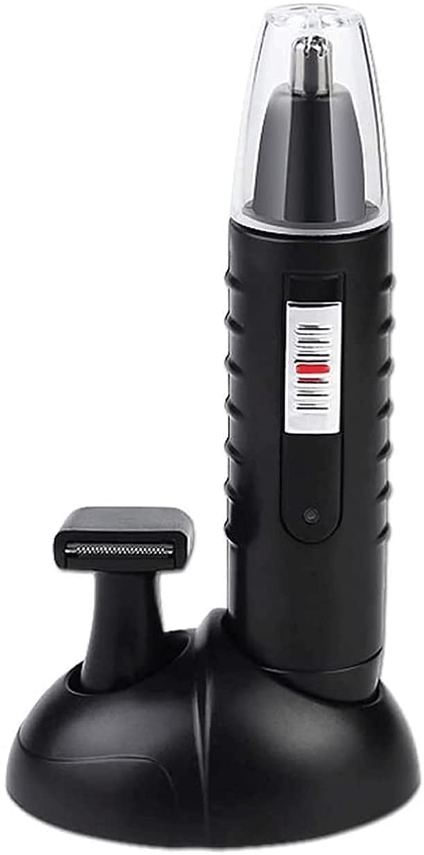Waterproof Stainless Steel Nose & Ear Hair Trimmer for Men - Painless Grooming at Home or Travel