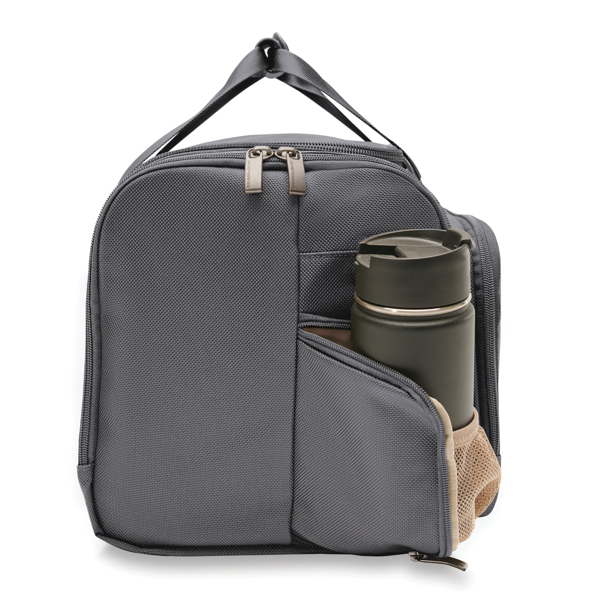 Briggs & Riley Baseline Underseat Duffle Bag - Compact Carry-On Luggage for Air Travel, Business Trips & Weekend Getaways - Fits Under Airplane Seat Perfectly