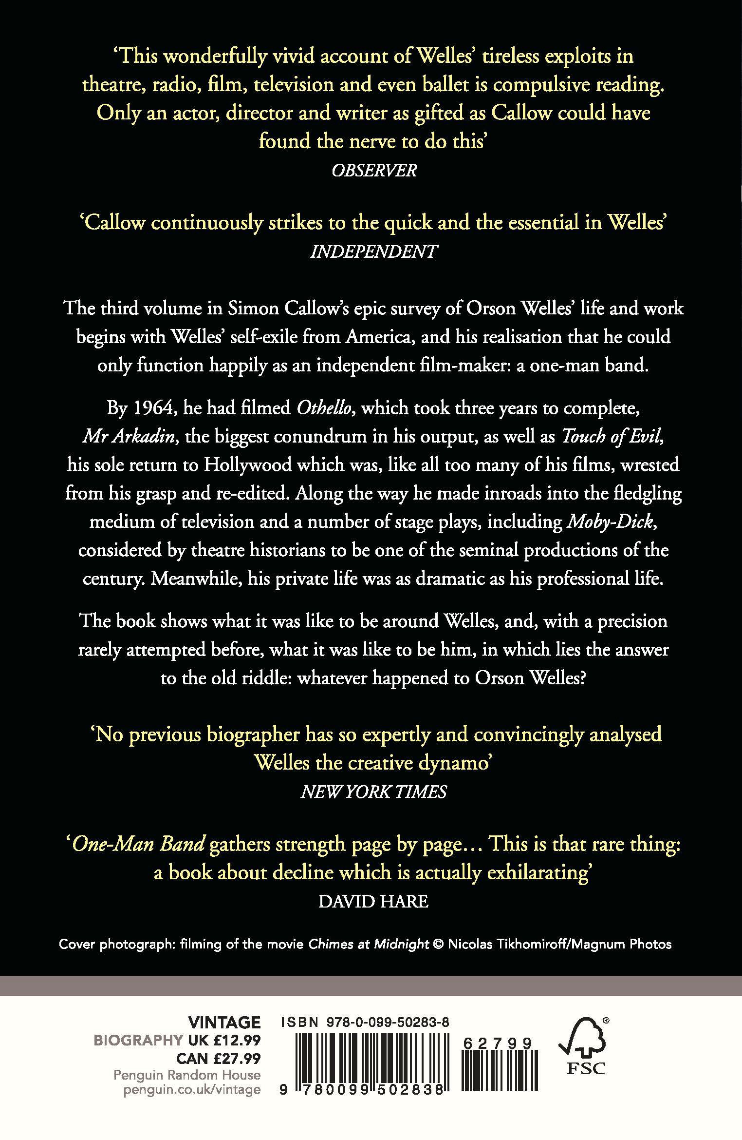 Orson Welles Volume 3: One-Man Band - Biography & Film Collection | Perfect for Movie Buffs & Film History Enthusiasts