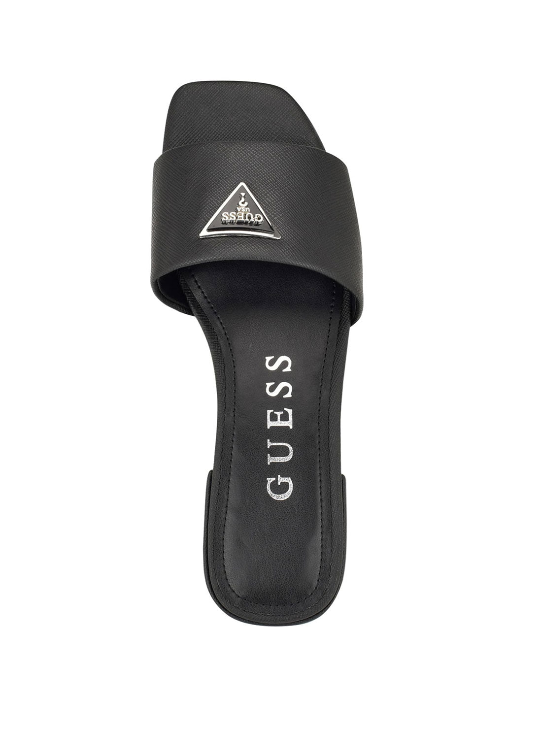 Black Tamed Slide Sandals for Women - Comfortable Summer Casual Slides with Soft Cushioning - Perfect for Beach, Poolside, and Everyday Wear