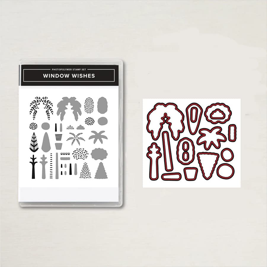Premium Card Making Stamps and Dies Set - Metal Cutting Dies, DIY Silicone Stamps for Scrapbooking & Paper Crafts - Perfect for Christmas Cards, Halloween Decor, Thanksgiving DIY Projects (5552) - Create Handmade Greeting Cards, Invitations, and Home Decor