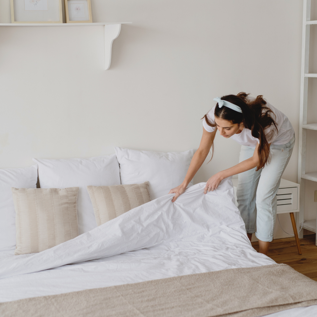 Pillowtex Duvet Cover Set - Soft Wrinkle-Resistant Cotton Blend Bedding - Perfect for Master Bedroom, Guest Room & Dorm Decor