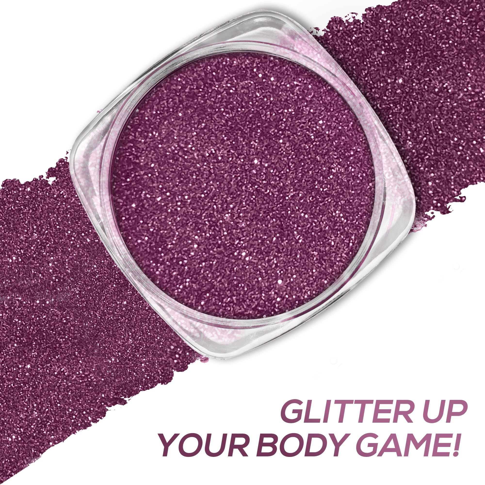 RENEE Stars Pink Face & Body Glitter - 5g Safe, Skin-Friendly, Cruelty-Free Makeup | Light-Reflecting Sparkle for Long-Lasting Wear | Perfect for Parties, Festivals, Cosplay & Special Events | Easy to Apply & Remove