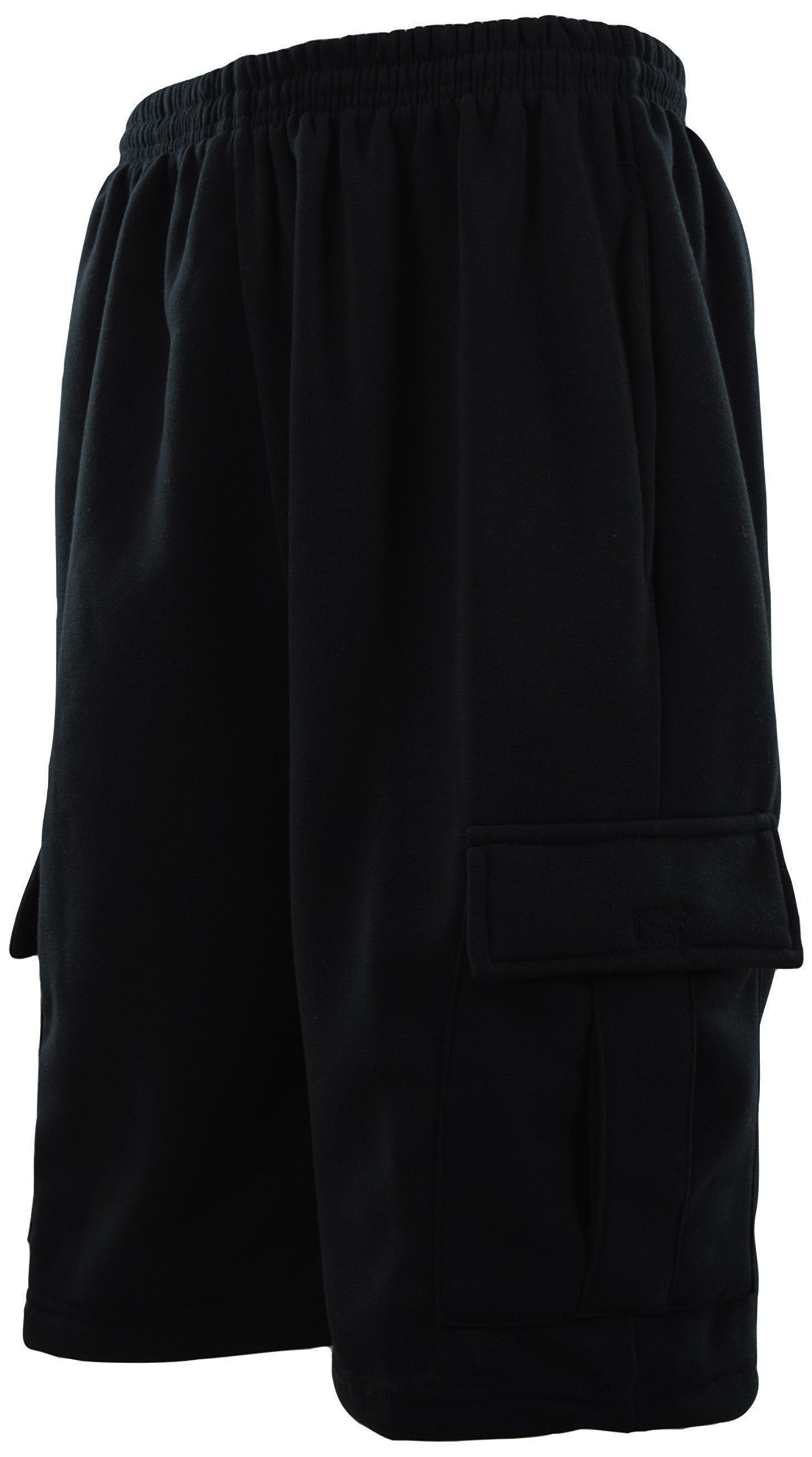 Men's Cargo Sweat Shorts with Pockets - Comfortable & Stylish (Sizes M to 5XL) - Perfect for Gym, Hiking & Casual Wear