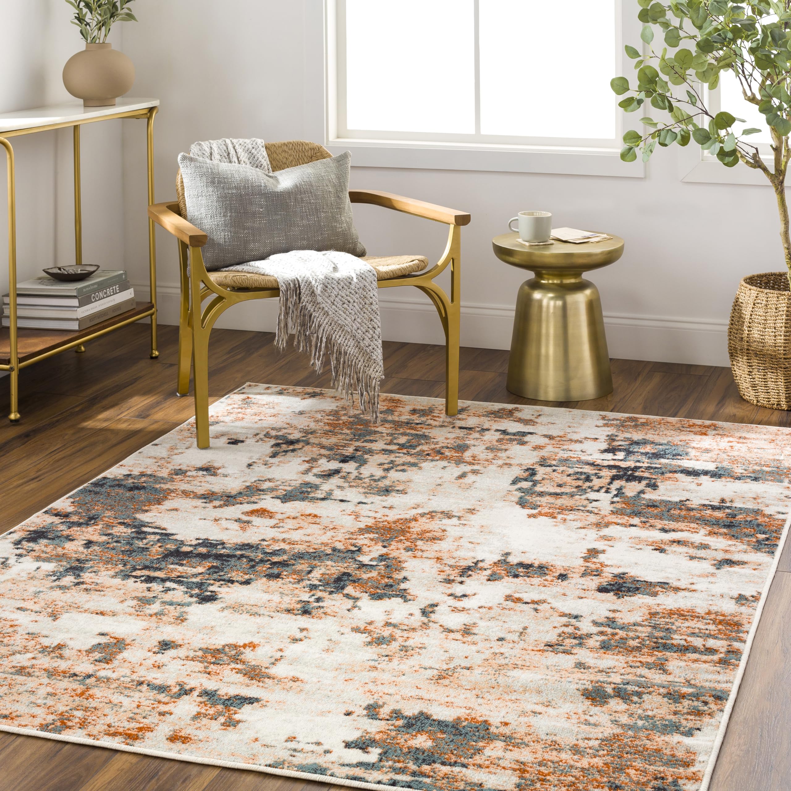 Redondo Beach Outdoor Boho Area Rug 5'3