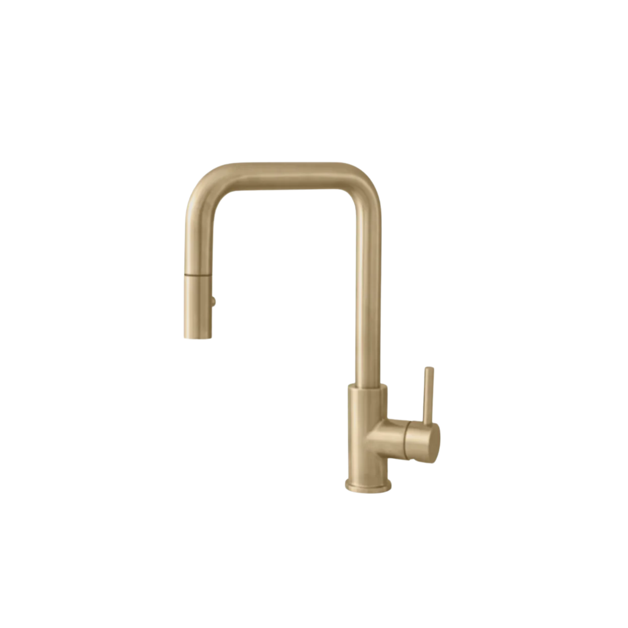 RIVO Modern Single Handle Pull Down Kitchen Faucet - Brushed Nickel Finish, High Arc Design for Easy Washing - Perfect for Cooking, Dishwashing & Kitchen Cleaning