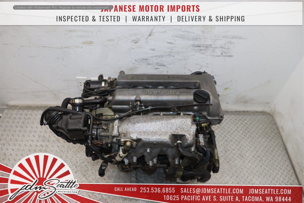 JDM SR20 Nissan Primera Sentra G20 2.0L 4-Cylinder Non-Turbo Engine Silver Top SR20DE - High-Performance Replacement for Nissan Models, Perfect for Engine Swaps & Restorations
