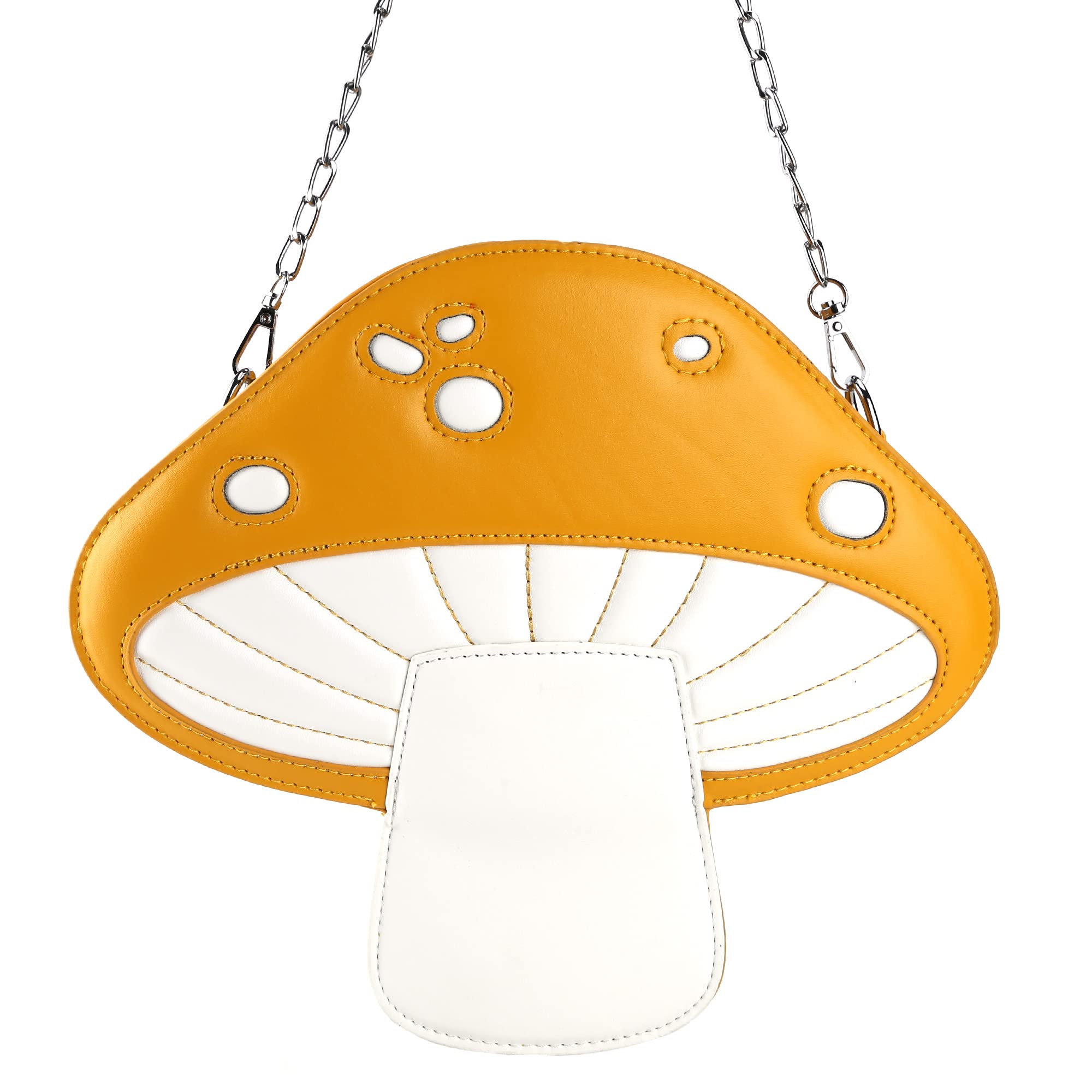 Stylish PU Leather Mushroom Shoulder Bag for Women - Cute Botany Crossbody Purse for Girls, Perfect for Daily Use, Shopping & Travel