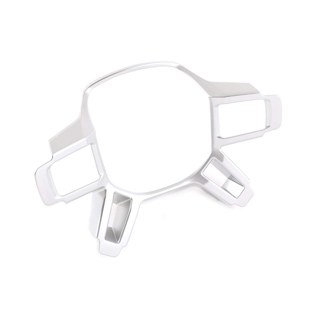 Land Rover Defender 110 2020 ABS Interior Steering Wheel Cover Trim - Silver Car Accessories for Enhanced Grip & Style | Perfect for Off-Road Adventures & Daily Commutes