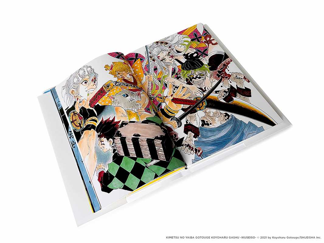 Demon Slayer: Kimetsu No Yaiba Art Book - Official Anime Manga Illustration Collection for Fans, Perfect for Home Decor, Gift Giving and Cosplay Inspiration