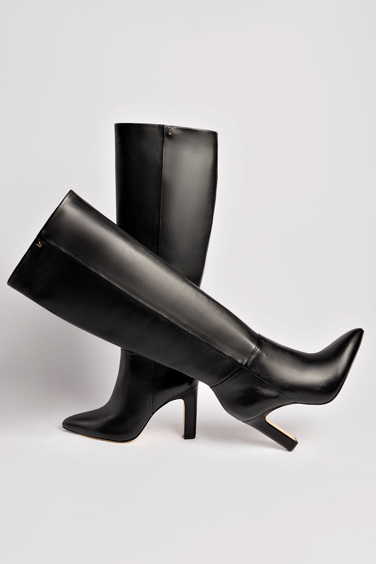 Black Leather Cindy Hi Boots for Women - Stylish & Comfortable Ankle Boots for Fall & Winter Fashion | Perfect for Casual Outfits, Office Wear & Night Out