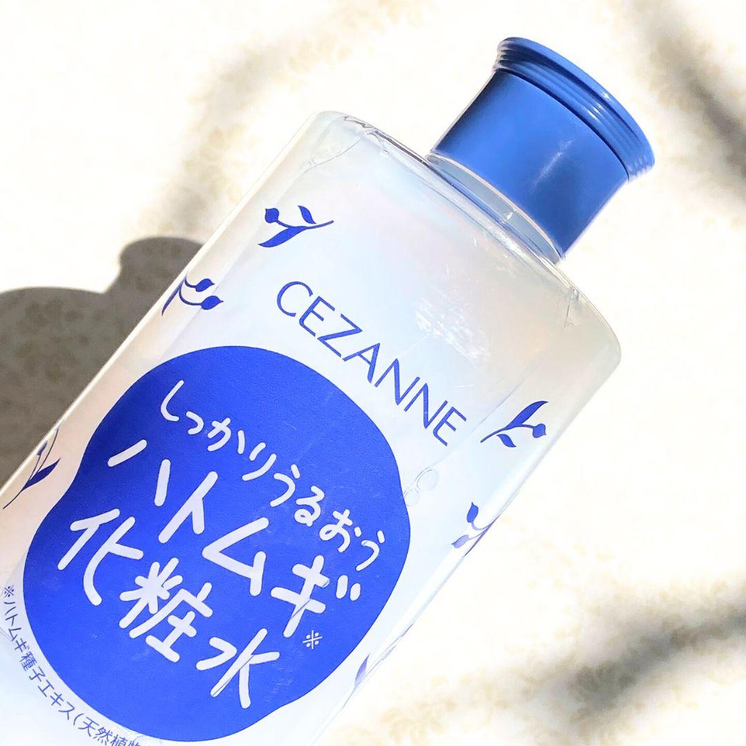 Cezanne Hatomugi Skin Conditioner - Hydrating Adlay Lotion 500ml for Face & Body - Japanese Moisturizing Toner for Dry & Sensitive Skin - Perfect for Daily Skincare Routine & Travel