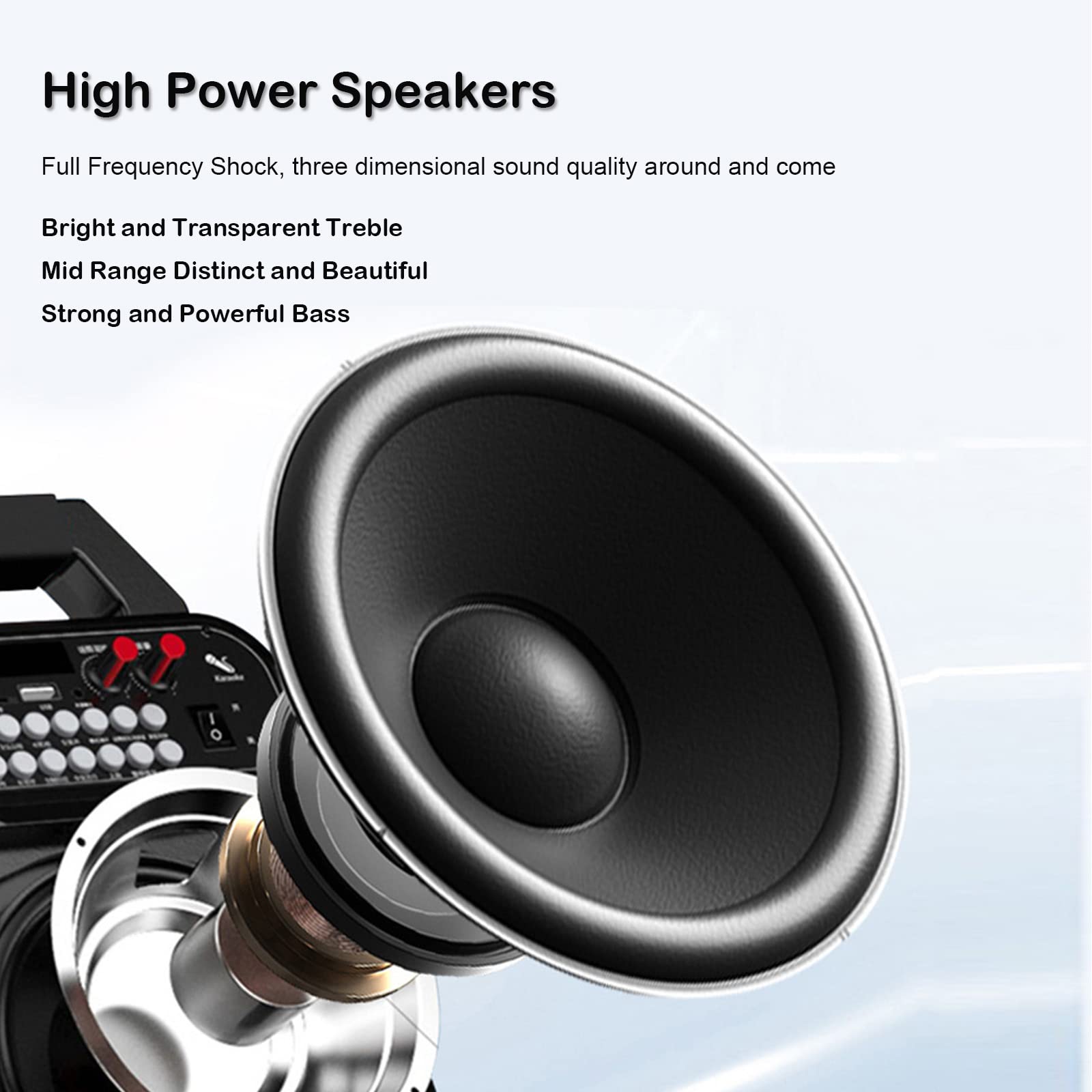 ASHATA Portable Digital Radio with Bluetooth - FM/AM/SW/WB Receiver, LCD Display, Alarm Clock, Speaker, 6 EQ Modes - Perfect for Home, Office, Travel & Emergency Use (Khaki)