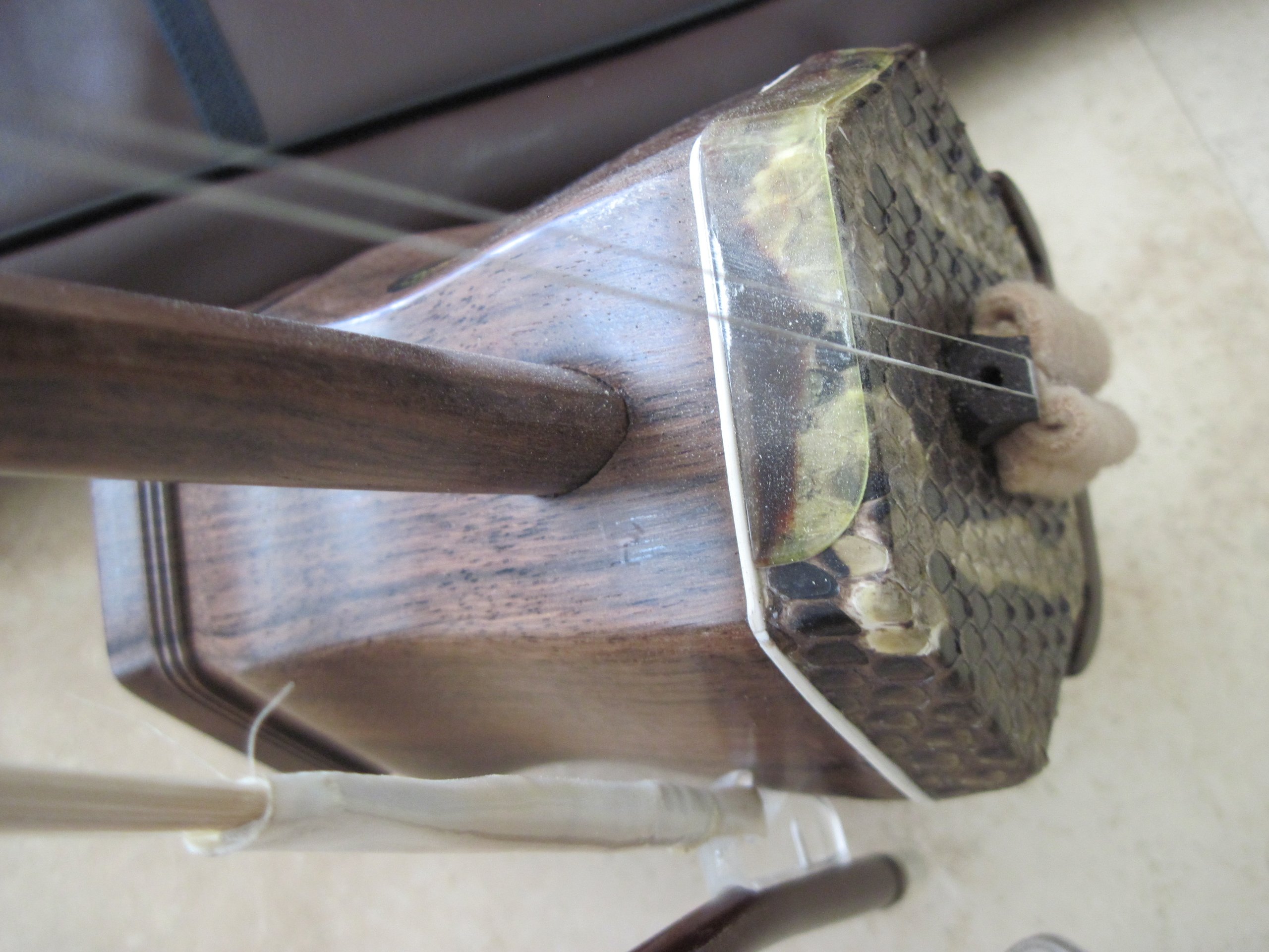 Premium Chinese Erhu Violin - 2 Strings Dragon Head Design, Mahogany Wood for Professional Performance | Perfect for Traditional Music, Concerts & Cultural Events