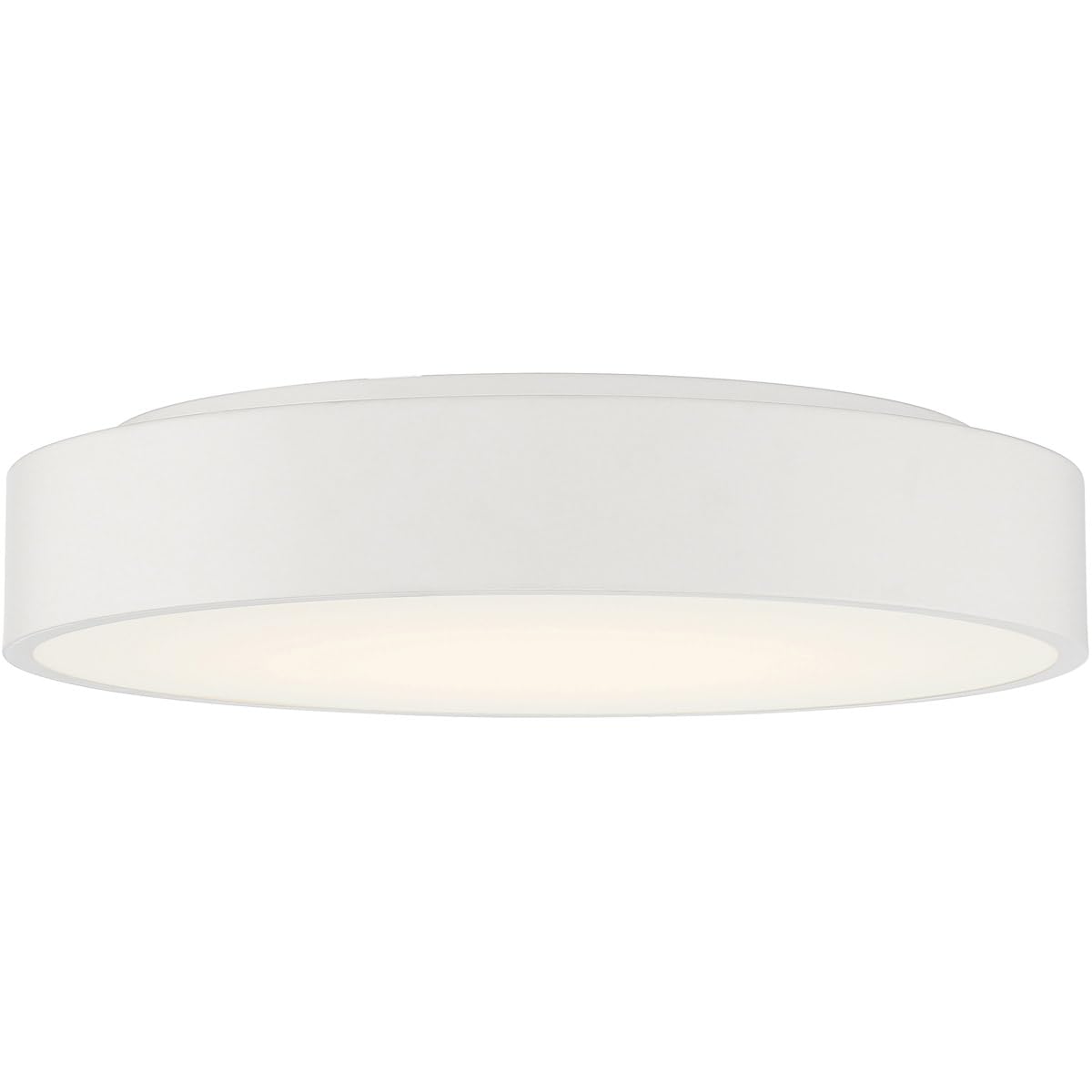 Access Lighting Como 21.75 Inch LED Flush Mount Ceiling Light Fixture in White - Perfect for Bedroom, Kitchen, Hallway & Modern Home Lighting