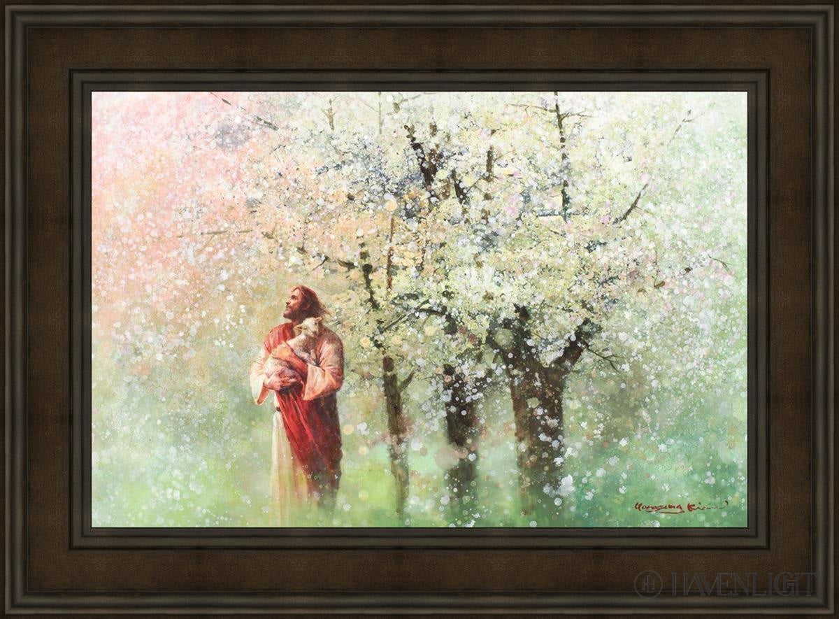 Heavenly Blossoms by Yongsung Kim - Premium Korean Art Print for Home & Office Decor - Perfect for Living Room, Bedroom & Gift Giving