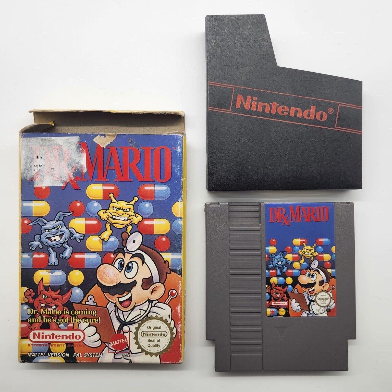 Dr. Mario Nintendo Entertainment System (NES) Game - PAL Version - Complete in Box | Classic Puzzle Game for Retro Gaming Enthusiasts | Perfect for Parties & Nostalgic Fun