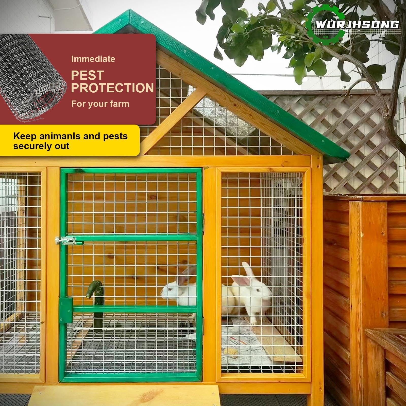 Black PVC Coated Galvanized Steel Wire Mesh Roll - 1/2 Inch 19 Gauge, 4' x 10' - Heavy Duty Chicken Wire Fence for Coops, Rabbit Hutches, Snake Barriers & Poultry Enclosures - Ideal for Garden Protection, DIY Projects & Animal Containment