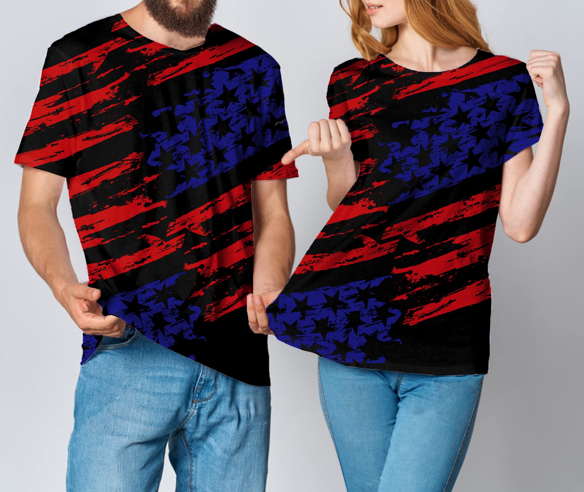 Yasswete Unisex 3D Printed Short Sleeve T-Shirt for Men & Women - Trendy Graphic Tee for Casual Wear, Street Style & Everyday Outfits