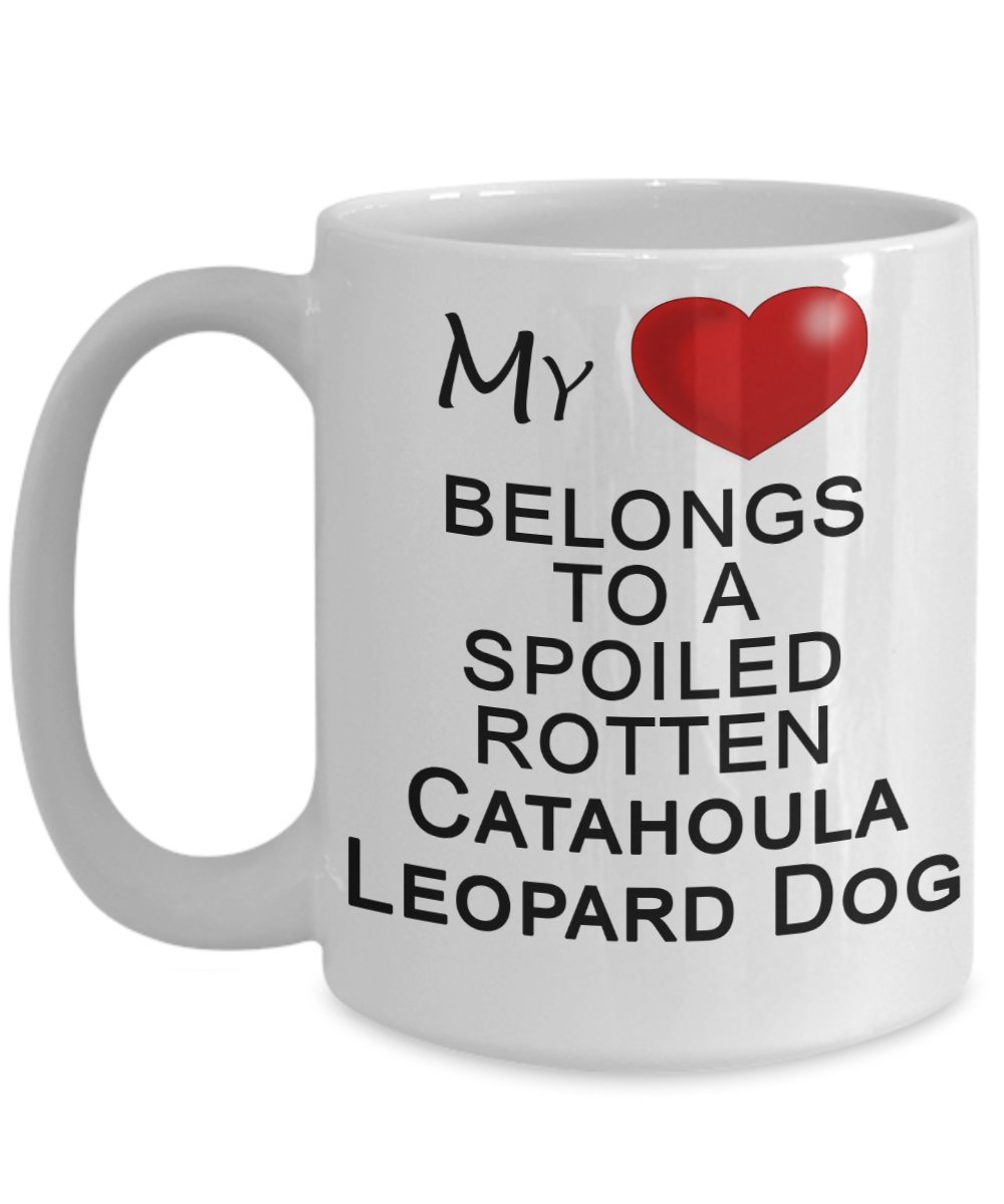 Catahoula Leopard Dog Coffee Mug - Perfect Gift for Dog Lovers - Unique Catahoula Leopard Hound Design - Ideal for Morning Coffee, Office Use & Dog Themed Gifts