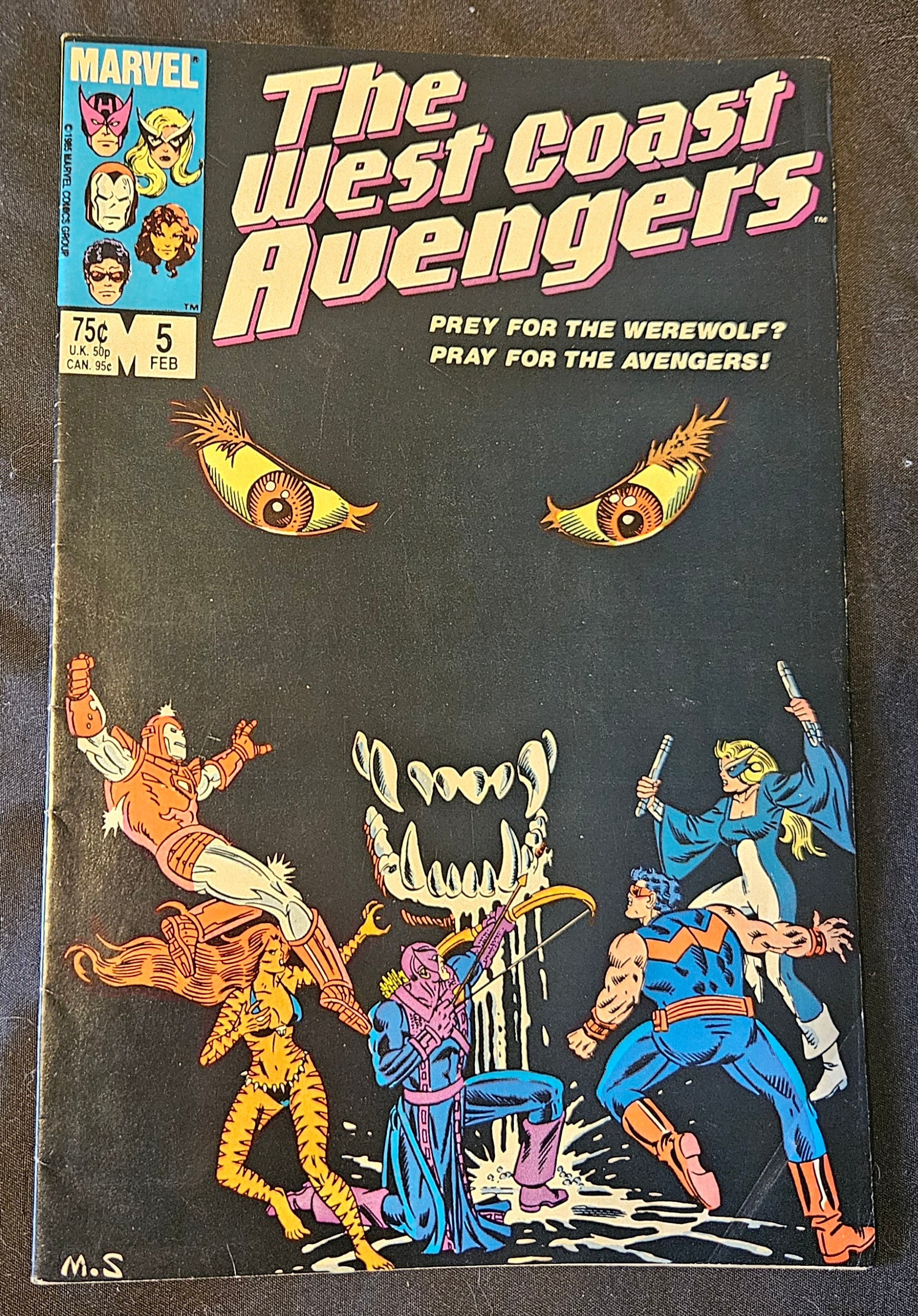 Marvel Comic Book The West Coast Avengers #5 Near Mint (NM) 1989 Edition - Collectible Superhero Comic for Fans & Collectors - Perfect for Display, Gifts, and Comic Book Collections