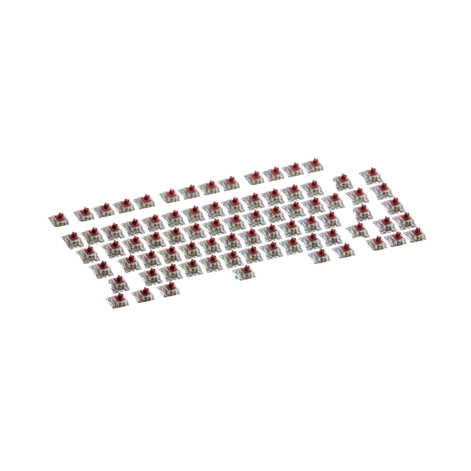 Glorious Fox Heavy MX 75 ANSI Mechanical Keyboard Switches - Premium Linear Switches for Gaming, Typing & Office Work (Pack of 10) - Perfect for PC Builds, Keyboard Modding & Custom Keyboards