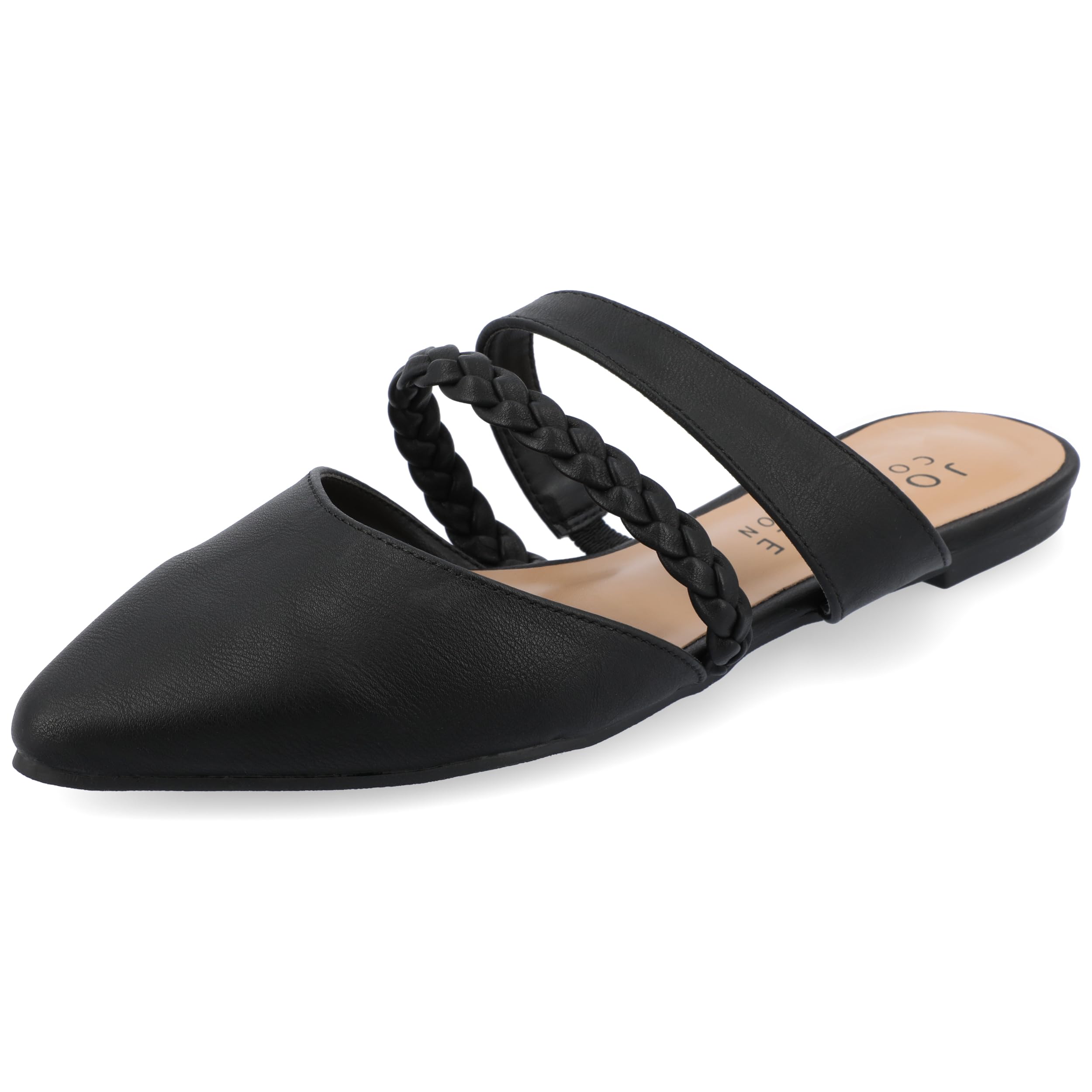 Journee Collection Women's Flats - Comfortable Ballet Shoes for Work & Casual Wear | Slip-On Loafers for Office, Travel & Everyday Use