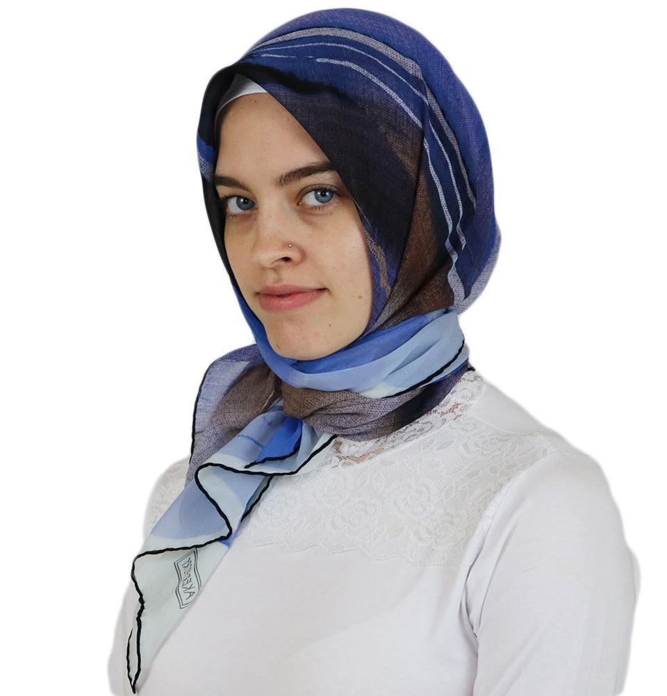 Aker 'Angel' Chiffon Hijab Scarf 7234 913 - Lightweight Muslim Headscarf for Women - Perfect for Daily Wear, Prayer, and Special Occasions