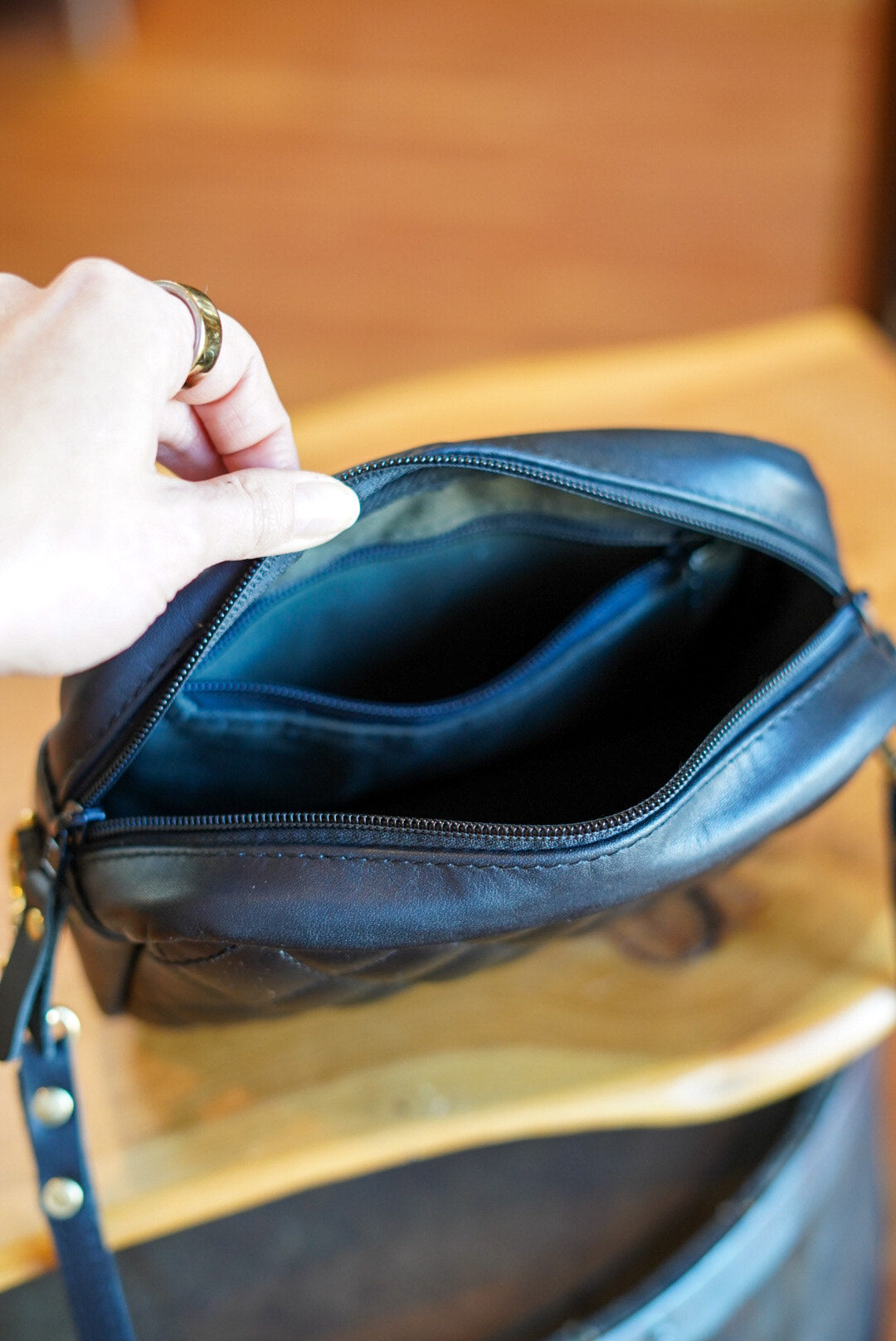 Stylish Rectangle Crossbody Bag with Diamond Stitch Pattern - Perfect for Everyday Use, Work & Travel | Black Fashion Shoulder Purse