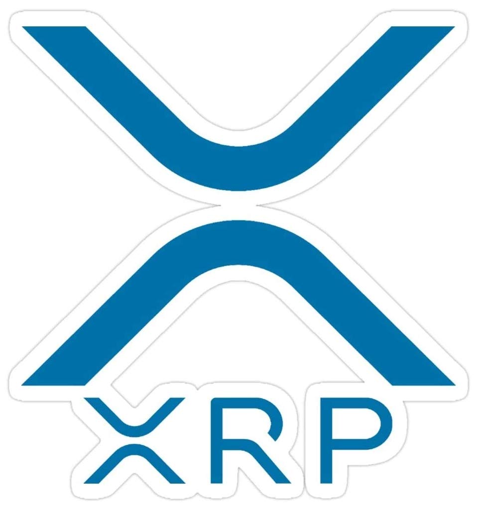 XRP Cryptocurrency Logo Decal Sticker - Waterproof Vinyl Sticker for Cars, Trucks, Laptops, Phones & Walls - Perfect for Crypto Fans, Office Decor & Vehicle Customization
