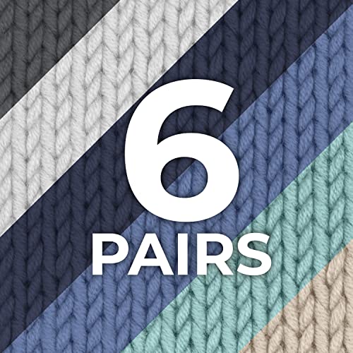Blues & Neutrals Pack - 6 Pairs
