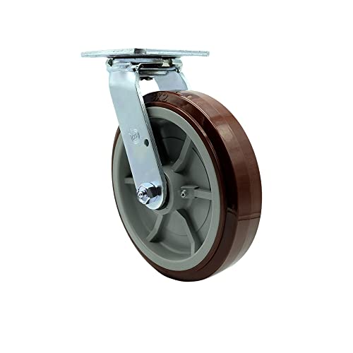 Swivel - No Brake - Maroon
