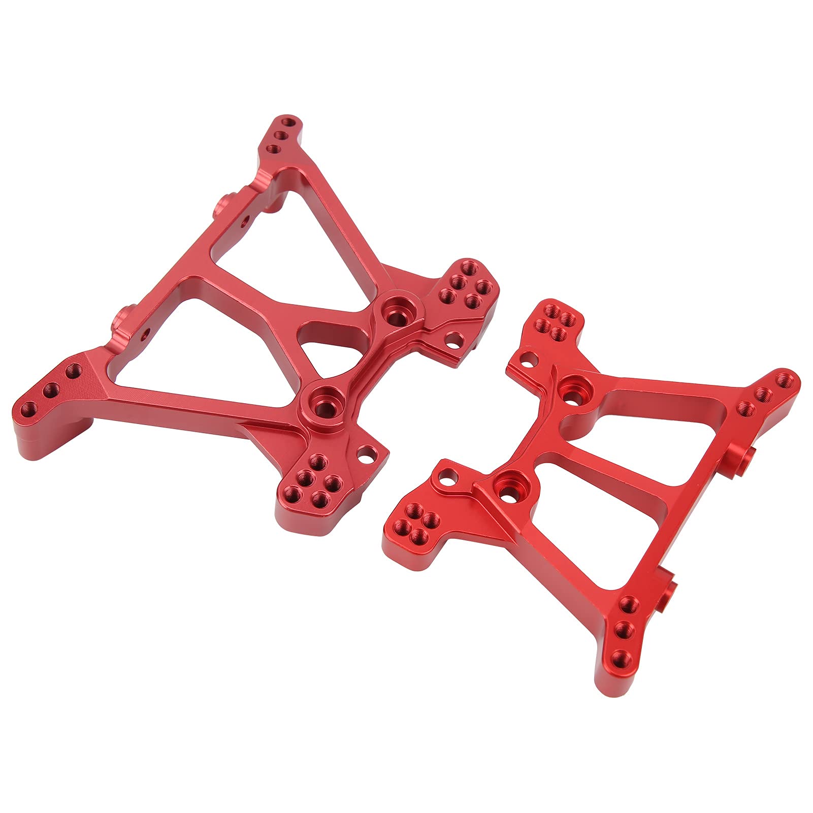 High-Performance RC Aluminum Rear Shock Tower for Slash 4X4 TSM - Durable 1/10 Scale Alloy Upgrade Part (Red) | Corrosion-Resistant Off-Road Racing Accessory for RC Cars & Trucks