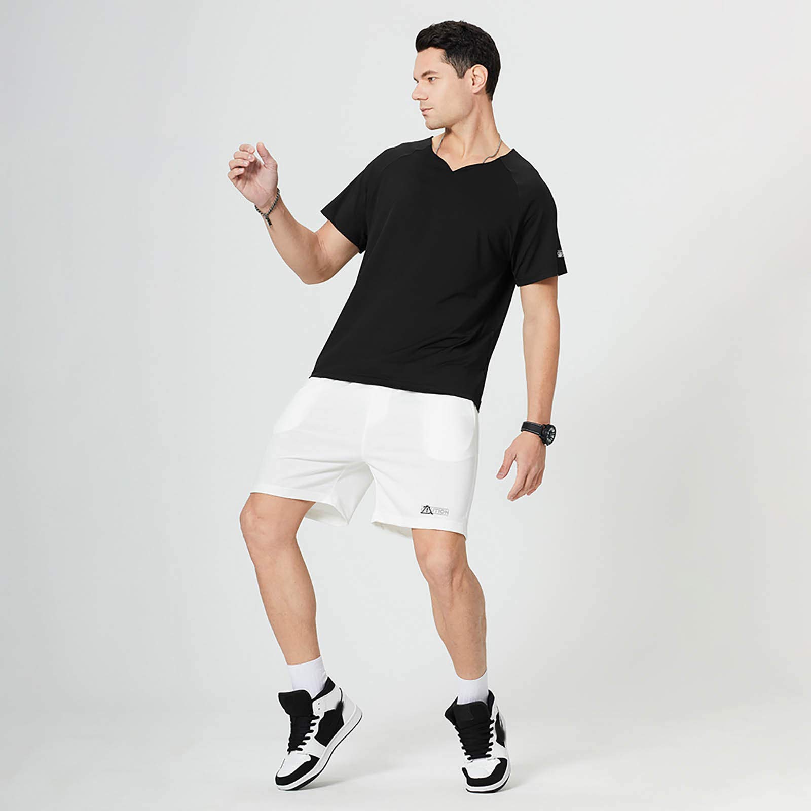 Men's Summer Polo Shirt & Shorts 2-Piece Outfit - Breathable Casual Short Sleeve Tracksuit Set for Gym, Running, Exercise & Travel - Perfect for Workouts, Lounge Wear & Outdoor Activities