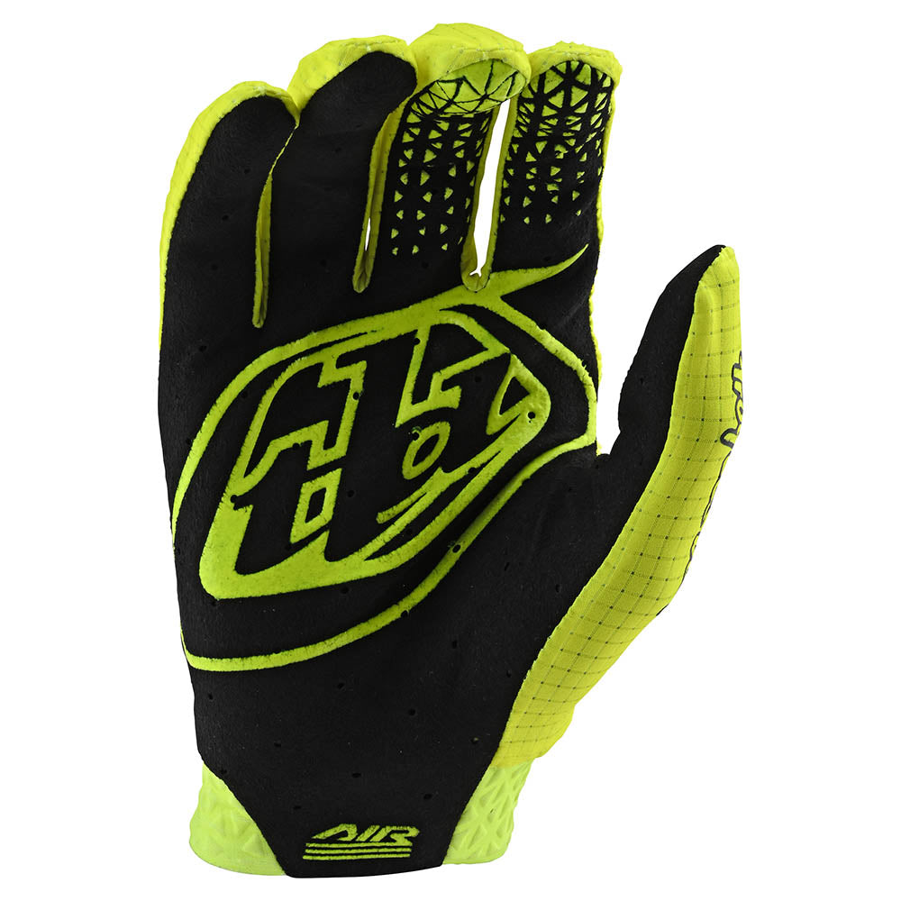 Youth Air Glove Solid Flo Yellow - Lightweight Breathable Sports Gloves for Baseball, Football & Training - Perfect for Outdoor Activities & Gym Workouts