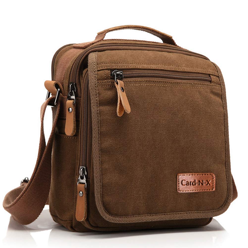 Segater Men's Messenger Bag - Durable Canvas Shoulder Bag for Work, Business & Travel - Stylish Crossbody Purse for Professionals & Commuters - Perfect for Office, Daily Use & Outdoor Adventures
