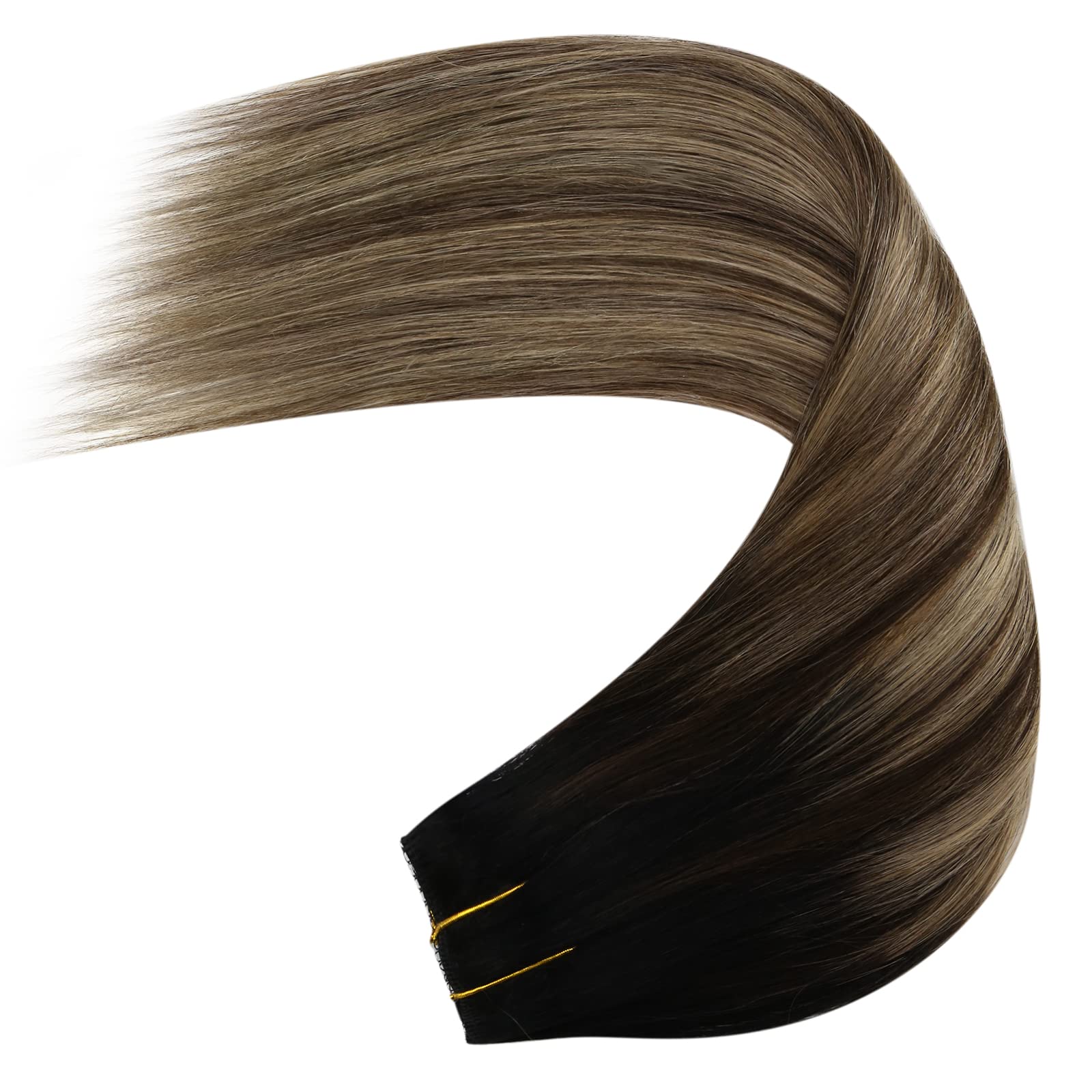 Premium 100% Human Hair Wire Hair Extensions for Women - Clip-In, Heat Resistant, Natural Look for Daily Styling & Special Occasions