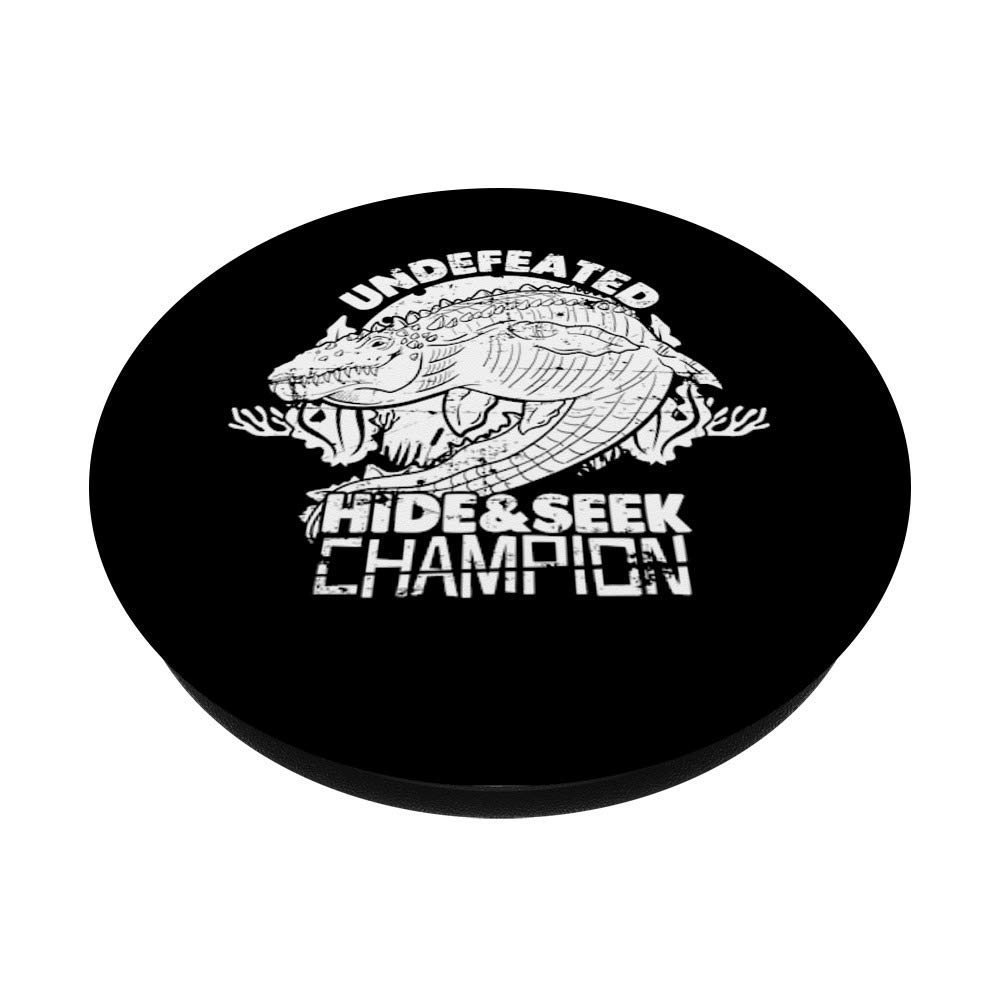Bear Lake Monster Undefeated Hide & Seek Champion Cryptid PopSockets Phone Grip & Stand for iPhone, Samsung, Tablets - Perfect for Gaming, Travel & Everyday Use