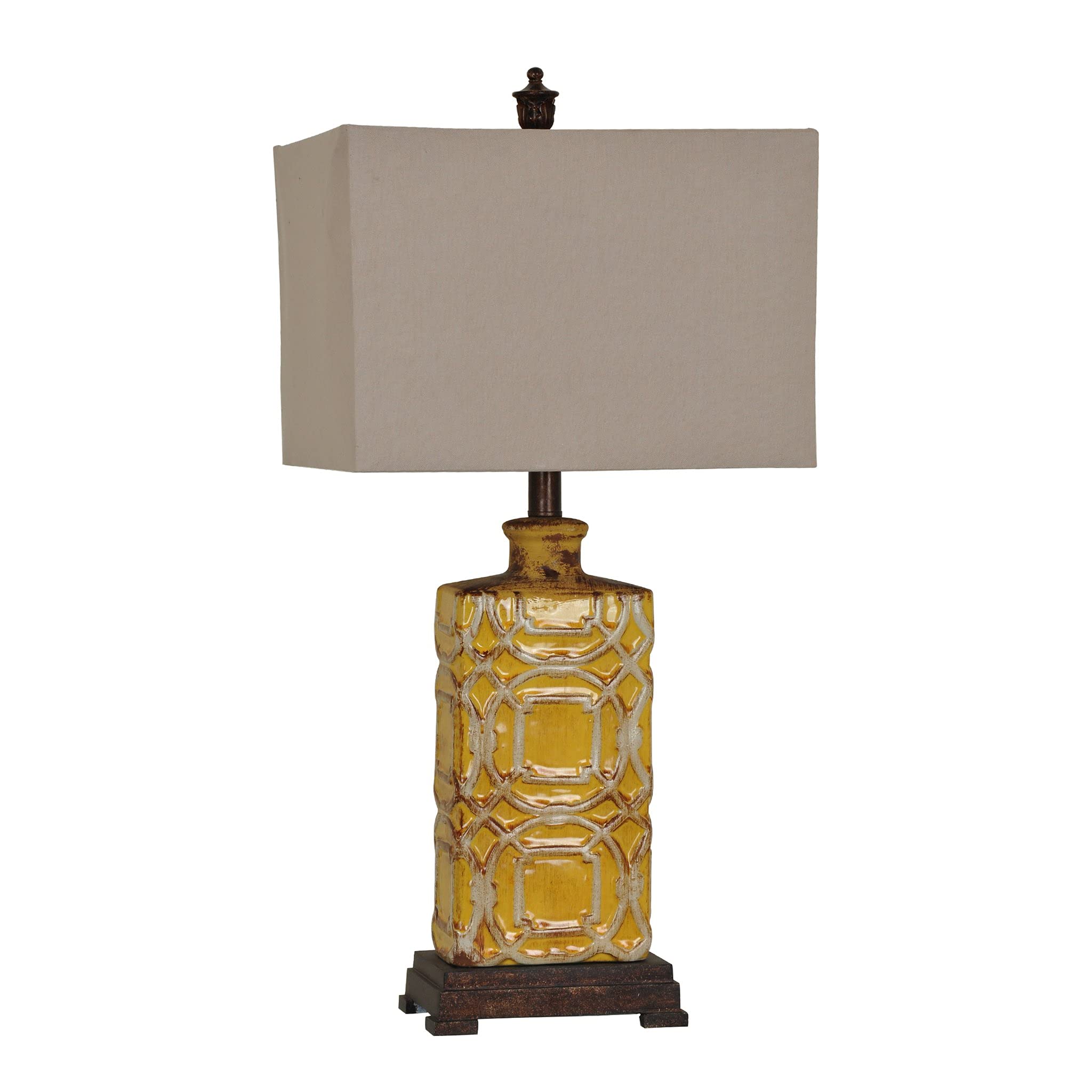 Chatham Table Lamp by Crestview Collection - Modern Home Decor Lighting for Living Room, Bedroom & Office