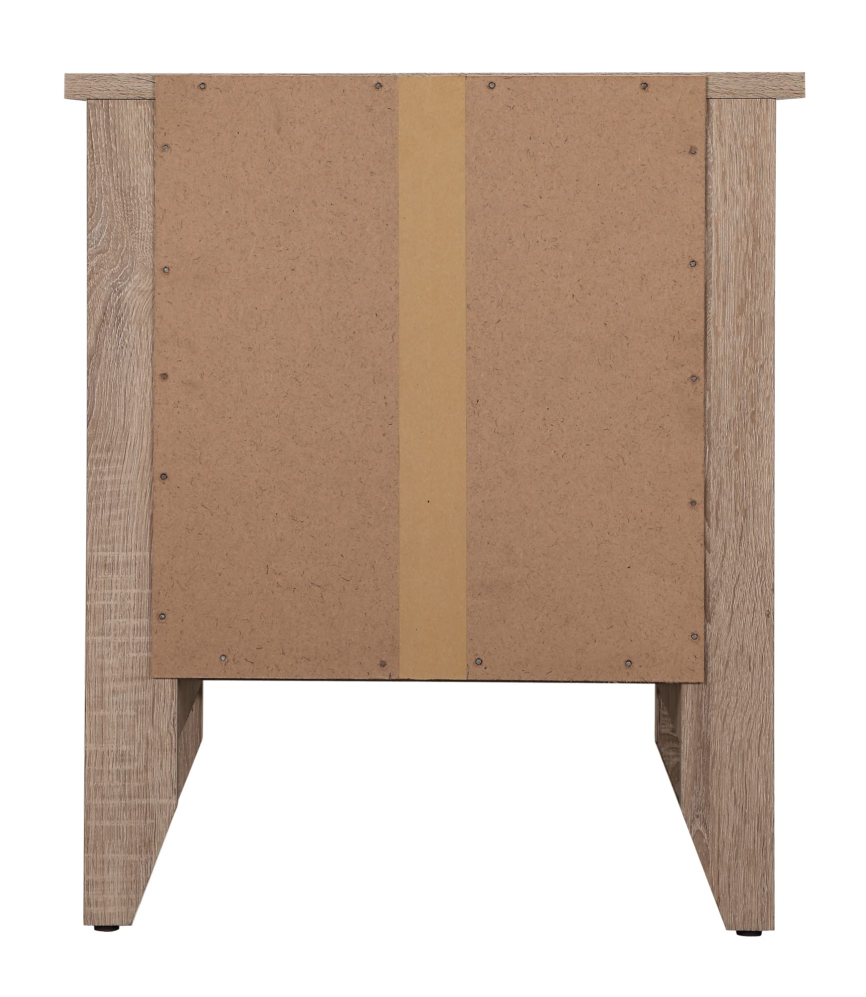 Lennox 1-Drawer Sandalwood Nightstand - 24