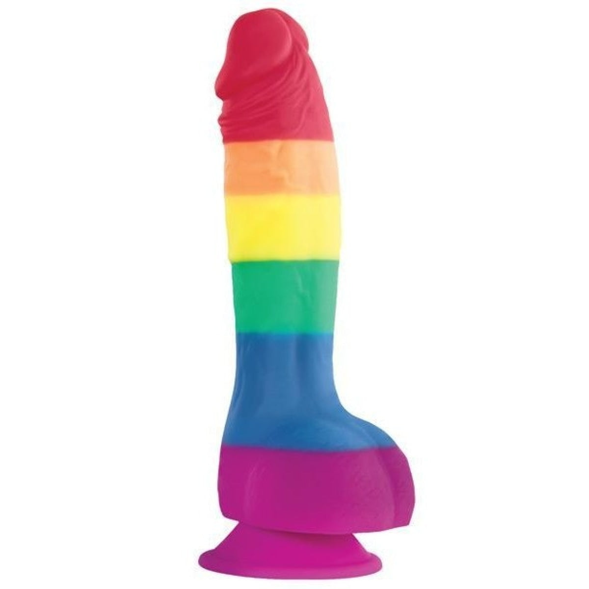 Colours Pride Edition 6 Inch Rainbow Dildo - LGBTQ+ Pleasure Toy for Couples & Solo Play