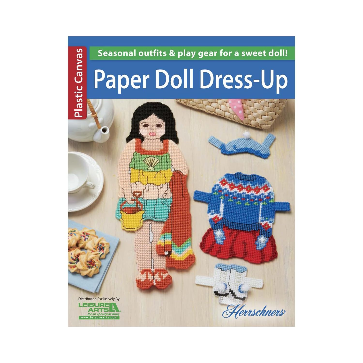 Leisure Arts Paper Doll Dress Up Kit - DIY Fashion Doll Clothes & Accessories for Kids - Perfect for Creative Play, Birthday Gifts & Party Favors