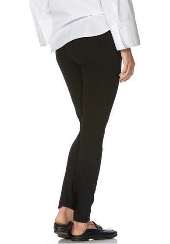 HUE Ultra Soft High Waist Denim Leggings for Women - Stretchy Comfortable Jeggings with Pockets - Perfect for Work, Yoga & Everyday Wear