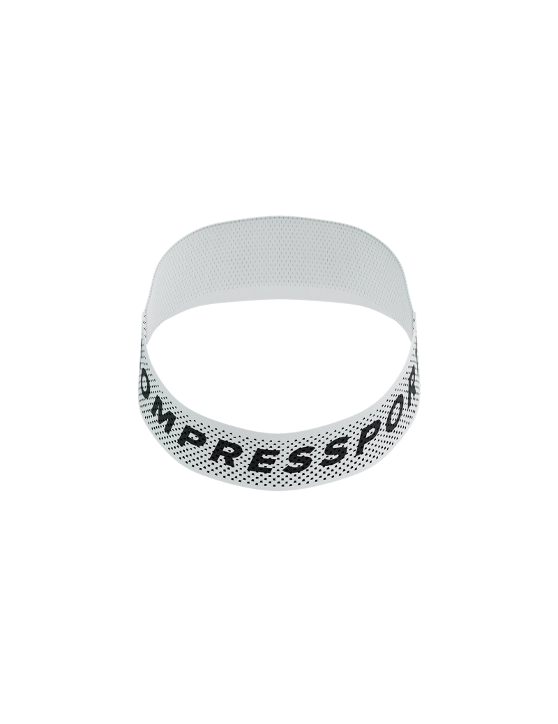 Compressport Unisex Pro Racing Visor - Lightweight Sun Visor for Running, Cycling & Outdoor Sports - White