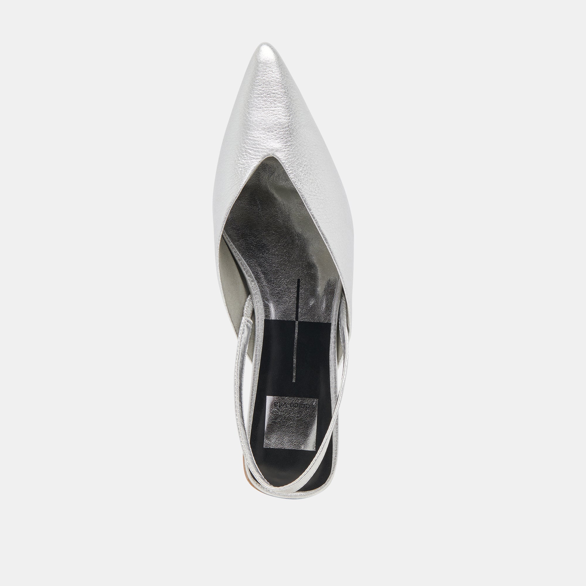 BYANCA Women's Distressed Leather Flats in Silver - Comfortable & Stylish Casual Shoes for Work, Travel & Everyday Wear