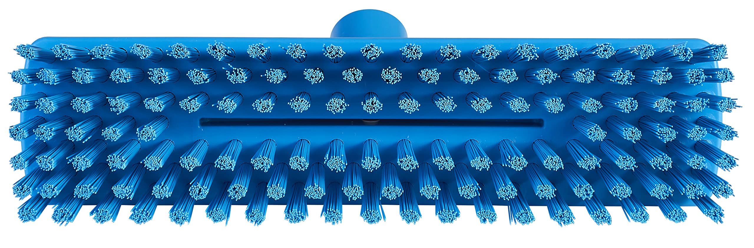 Vikan 70413 Heavy-Duty Deck Scrub Brush - 10.75 Inch Stiff Bristle Cleaning Brush for Outdoor Surfaces - Blue Deck Brush for Patio, Concrete, Wood & Tile Cleaning - Ideal for Driveway, Pool Deck & Garage Cleaning