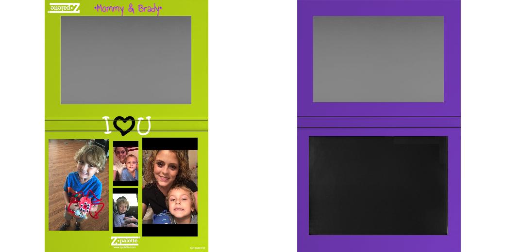 Custom Extra Large Z Palette - Magnetic Makeup Palette for Eyeshadows & Blush - Perfect for Travel & Professional Makeup Artists