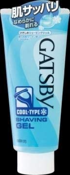 Gatsby Tightening Shaving Gel for Men - 205g (7.2oz) x 10 Pack - Cooling & Firming Face Moisturizer for Smooth Shave - Perfect for Daily Grooming & Travel