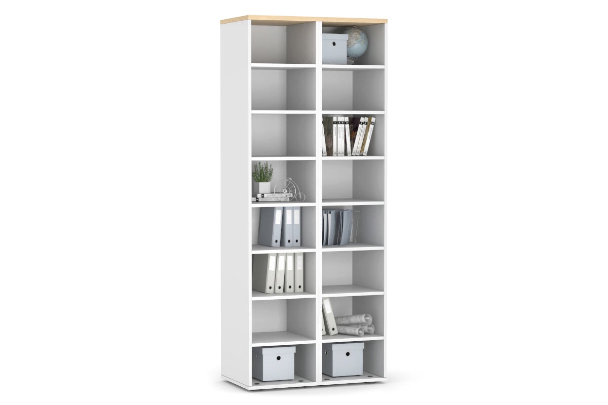 Open Pigeon Hole Storage Unit - 4 Vertical & 2 Across Compartments for Office, Craft Room, or Home Organization - Perfect for Files, Mail, and Small Supplies